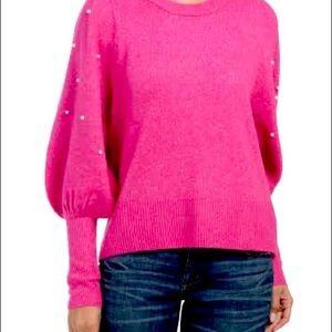 💕PUFF PINK SWEATER💕